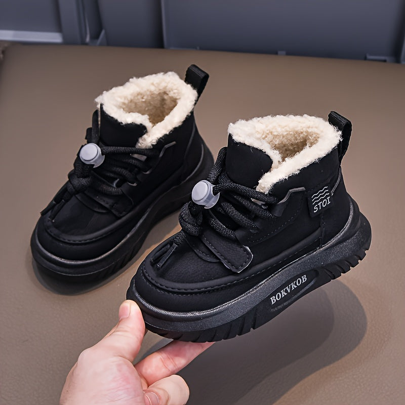 Детские высокие кеды для скейтборда для мальчиков и девочек, малышей, нескользящие, повседневные, уличные кроссовки