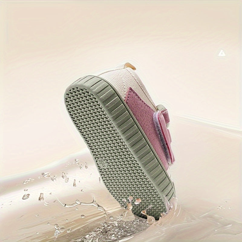 Kids Canvas Shoes Boys Girls Breathable Non-Slip Low Top Rubber Sole