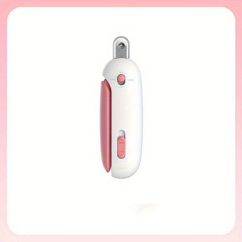 Adjustable Pet Nail Clippers for Cats and Dogs, No Battery, Plastic, Professional Grooming Tool