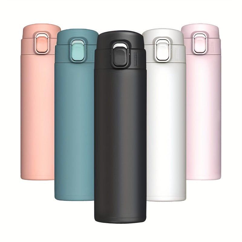 Vaso térmico aislado de acero inoxidable de 450ml, taza de café reutilizable con vacío duradera