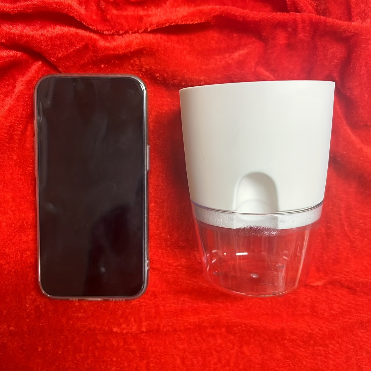 Self-Watering Plastic Planters with Watering Bottle for Indoor Herbs and House Plants Set of Three