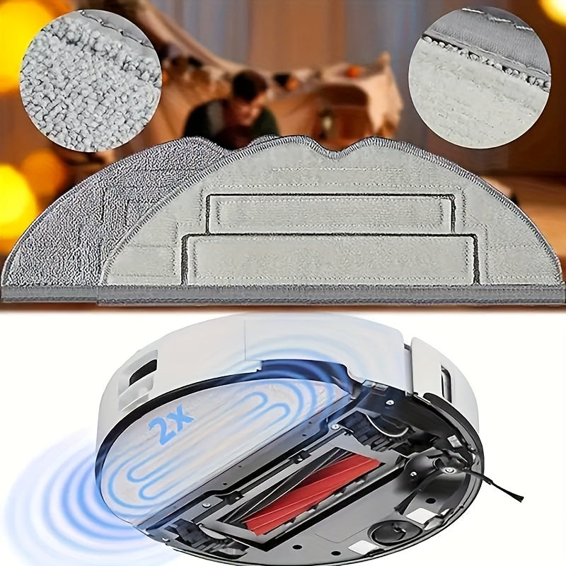 Roborock S8 Pro Ultra uchun 20 dona vakuum tozalash aksessuarlar to'plami, asosiy cho'tkalar, HEPA filtrlari, yon cho'tkalar, chang qutilari va mop padlari bilan