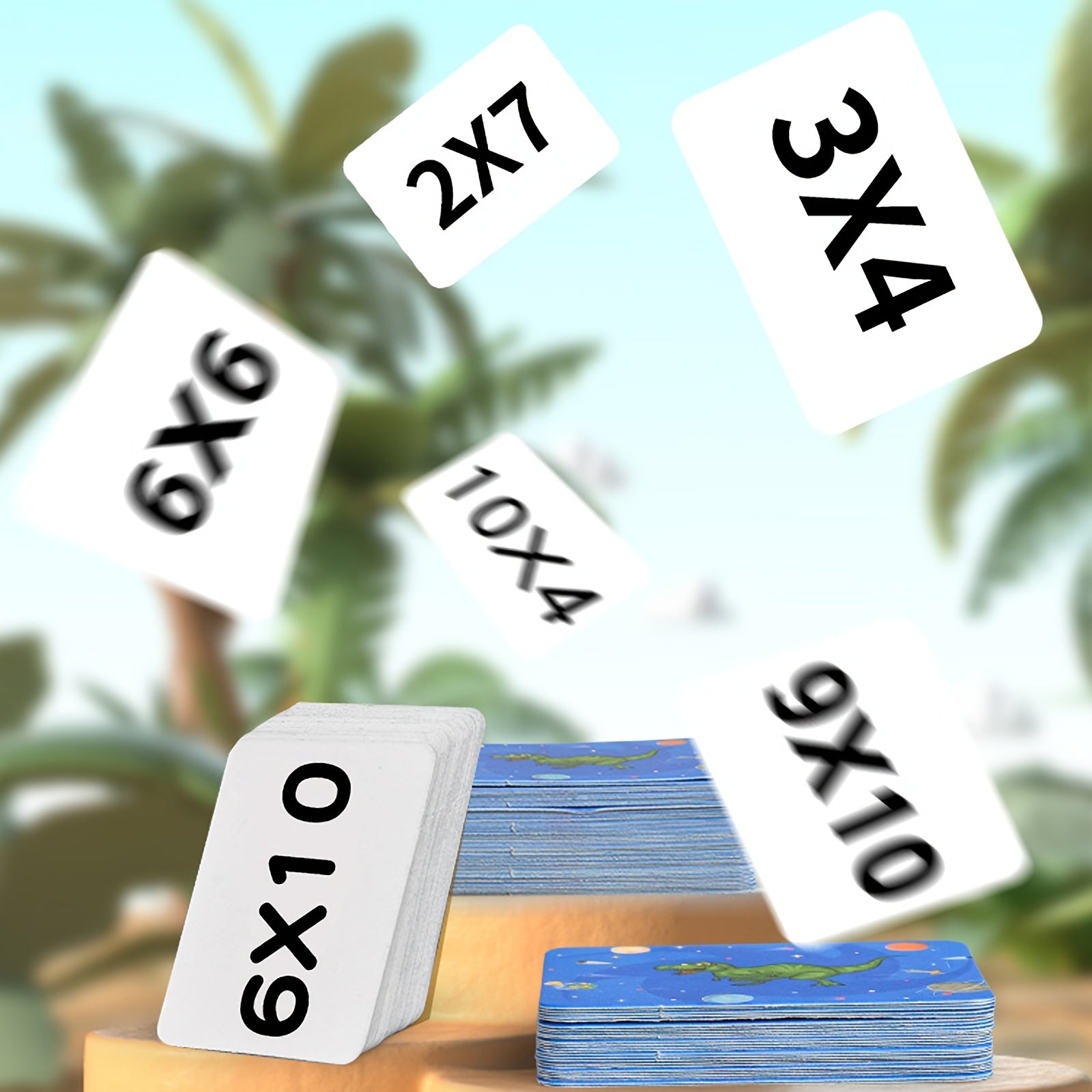 Educational Multiplication Table Toy Game for Kids Ages 3+ Yellow Plastic Educational Toy