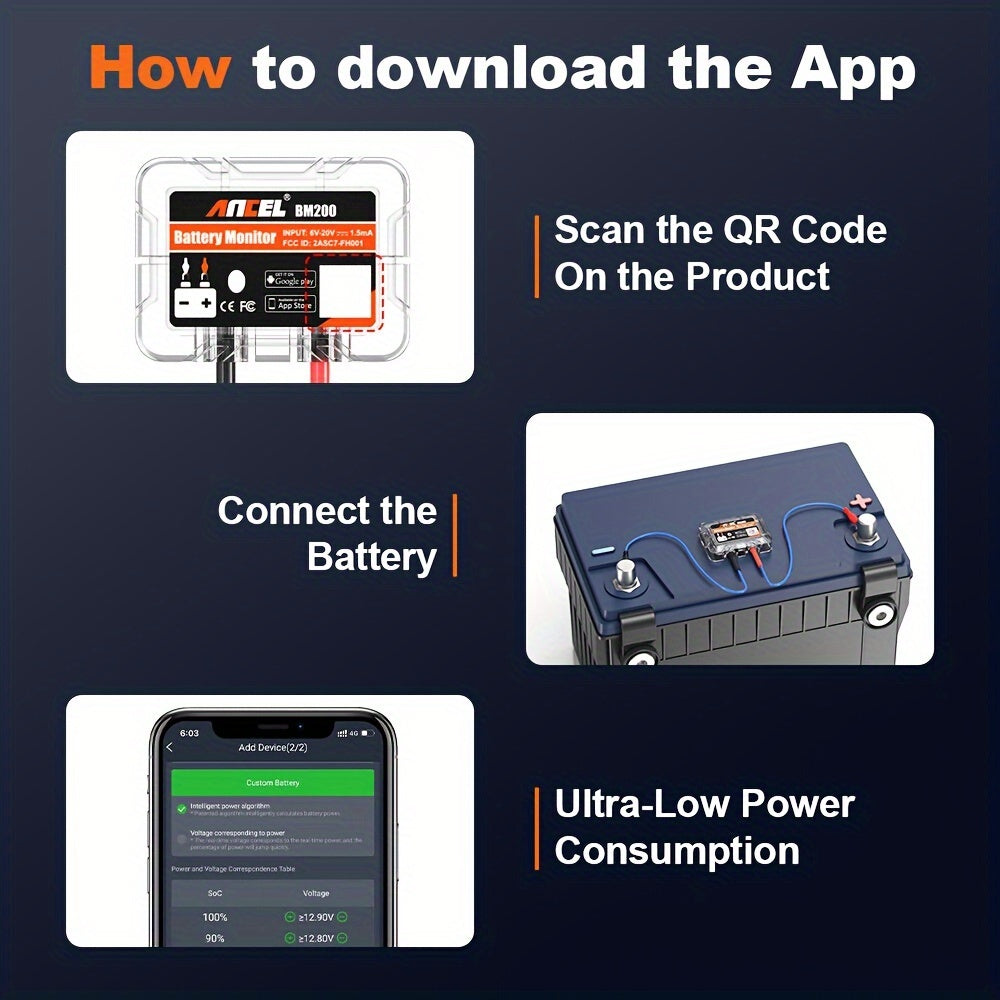 12V Avtomobil batareyasi uchun litiy va qoʻrgʻoshin-sulfat batareyalari uchun batareya yukini tahlil qiluvchi tester