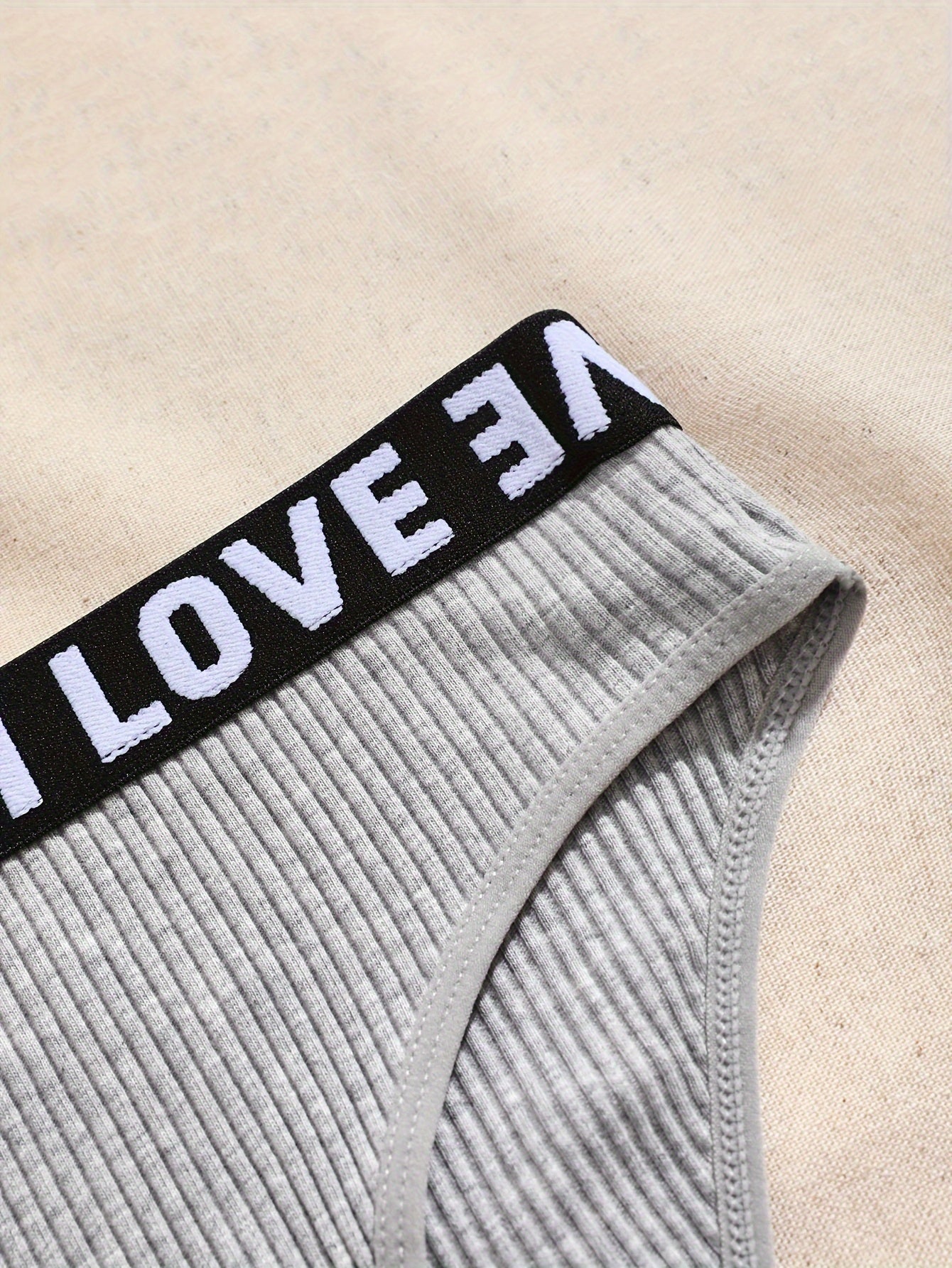 Women's Lingerie Set Solid Knit Fabric Mid Rise Briefs with Removable Padding Sports Bra and Panty