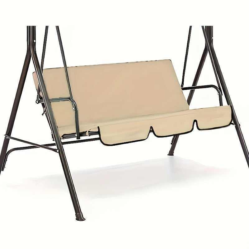 Cubierta impermeable roja para columpio de porche con correas ajustables 149.86x48.26x10.16 cm