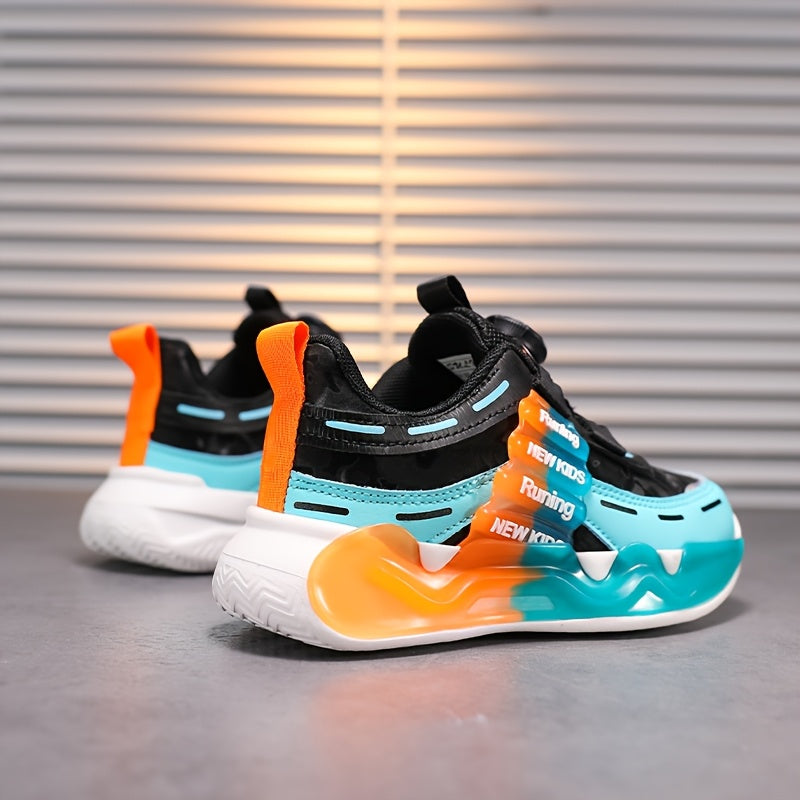 Мужские спортивные кроссовки из микрофибры и синтетической кожи для баскетбола, бега и школы