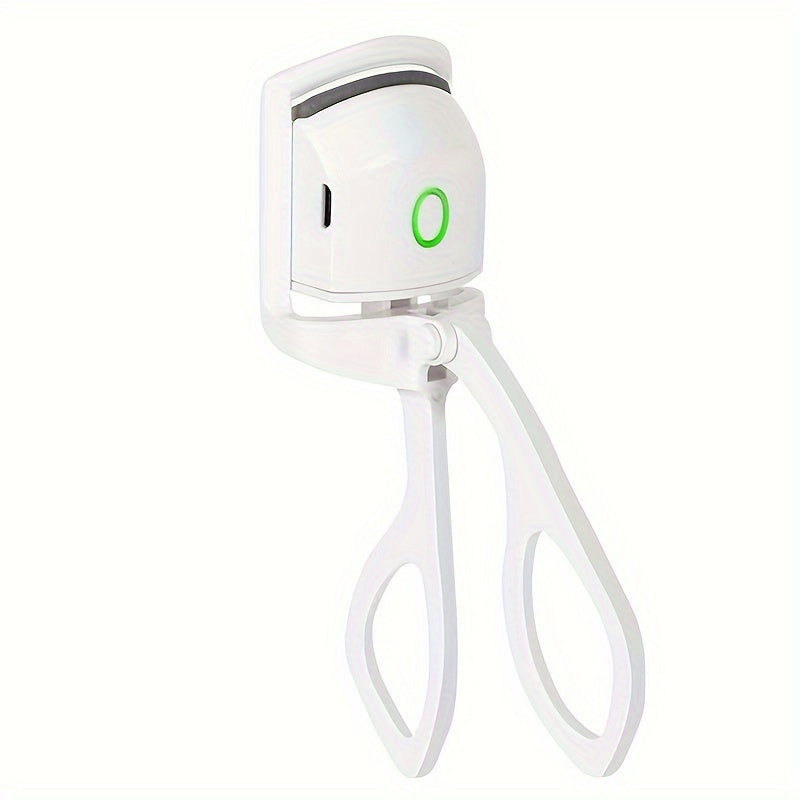 Rechargeable USB Electric Eyelash Curler 150mAh Lithium Battery Lightweight Travel Pink or White