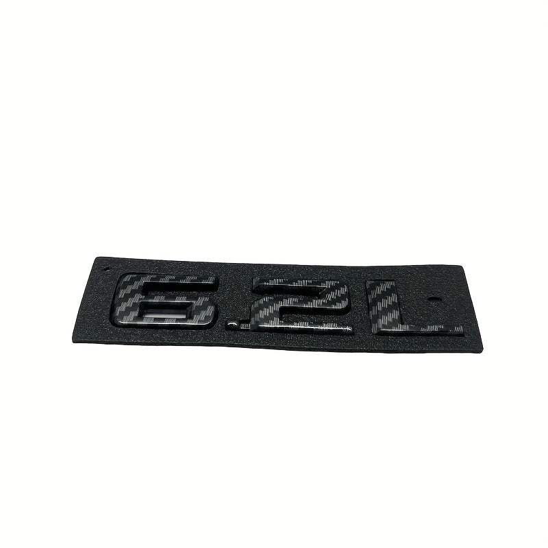 Pegatina de logo de coche para Silverado 6.2L ABS emblema modificado de camioneta