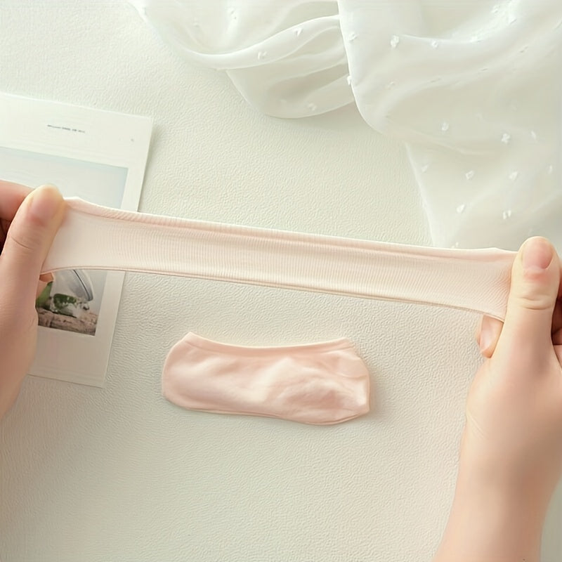 Women’s Invisible Low Cut Ankle Socks 3 Pairs Breathable Solid