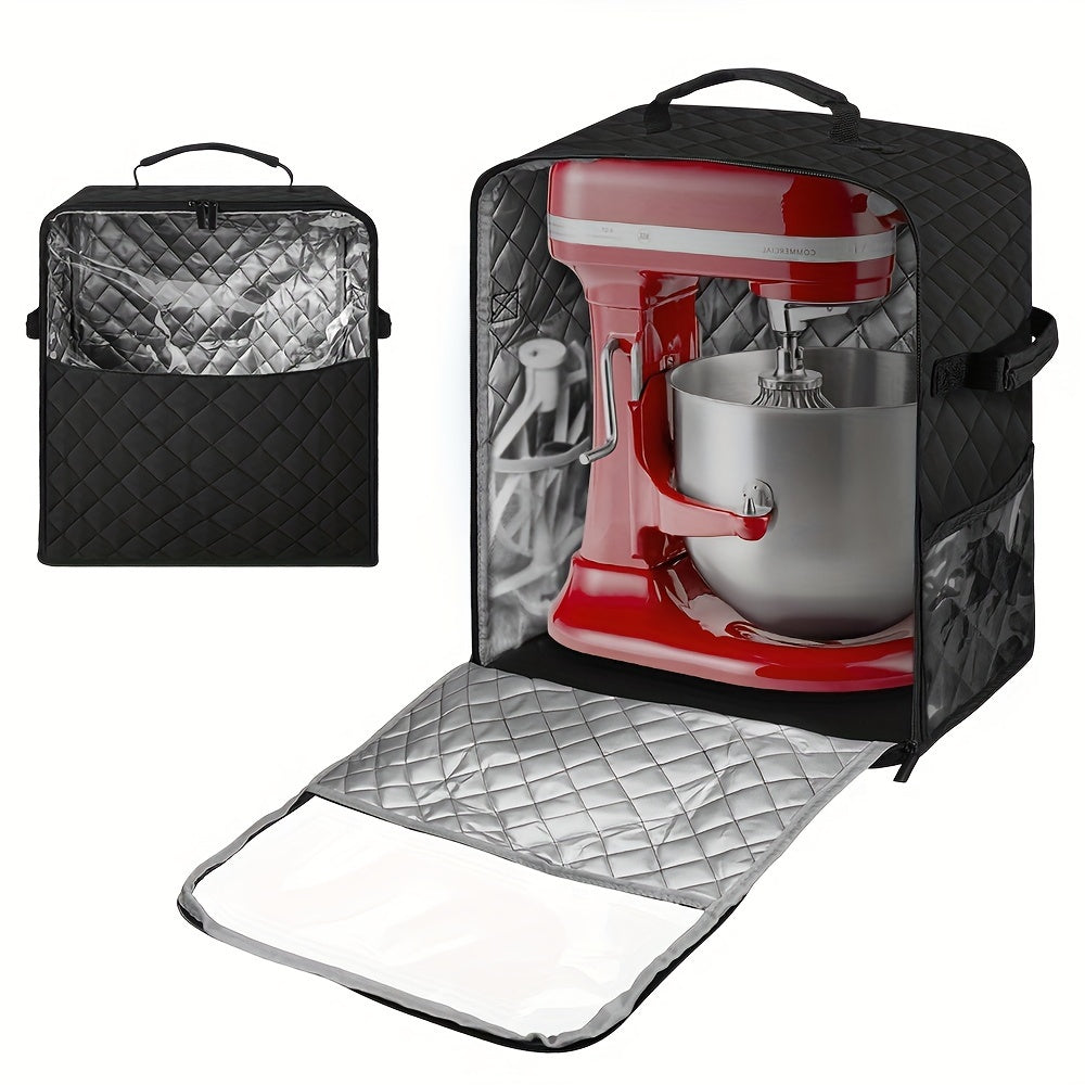 Vertical Mixer Storage Bag with Pockets Dust Cover for Blenders Durable Non-Food Safe