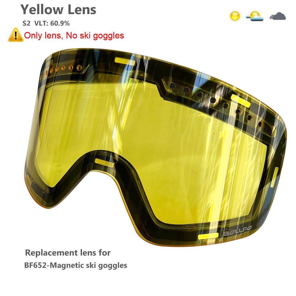 Adult Ski Goggles Mirrored Double Layer Lens TPU Frame for Snowboarding and Ice Skating
