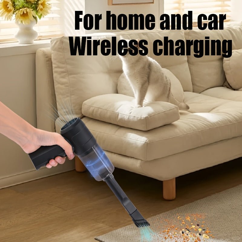 Wireless Handheld Vacuum Cleaner with 3KPa Suction and 2000mAh Battery for Pet Hair and Carpet Cleaning