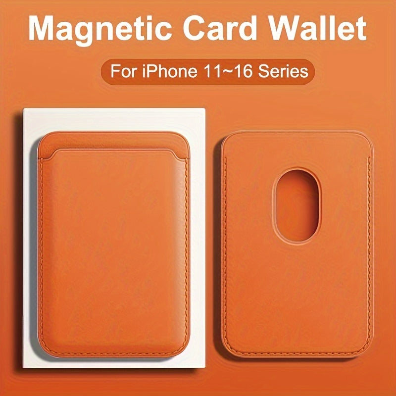 Magnetic Phone Wallet with Card Holder for iPhone 12-16 Pro Max TPU Shell Accessory