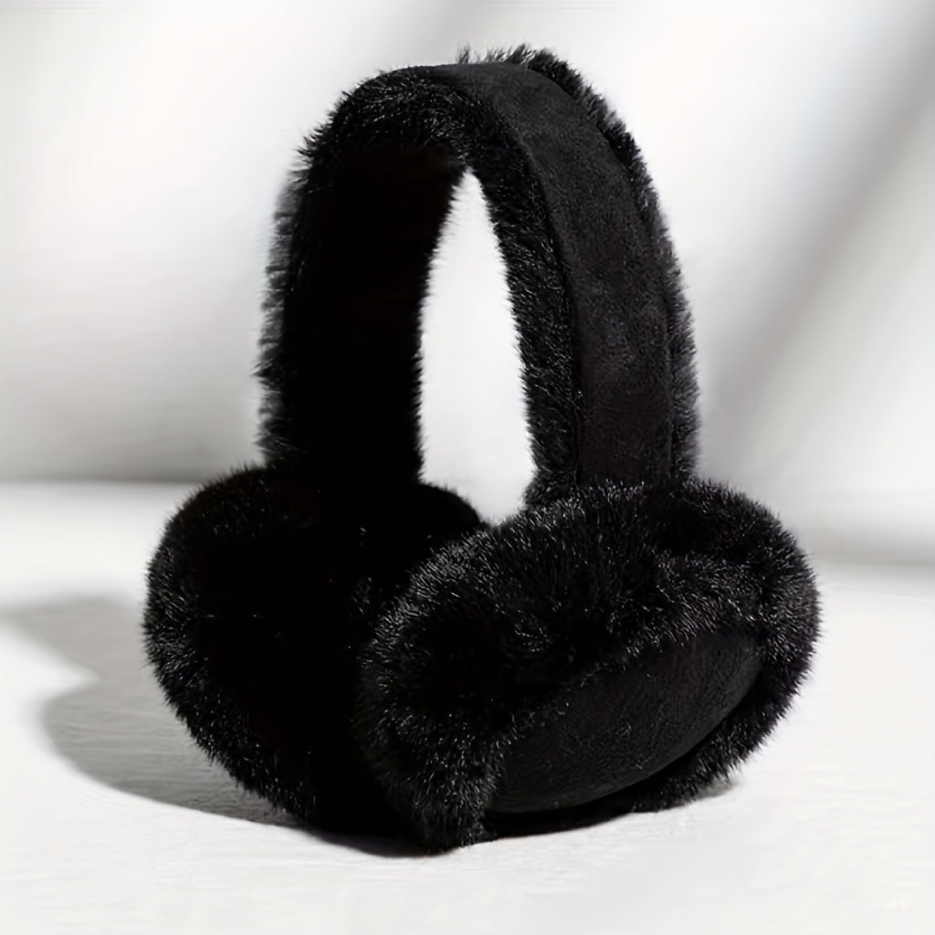 Bestselling Faux Fur Ear Muffs for Winter Warmth, Soft Plush, Fitted Suede