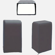 Portable Gray Air Conditioner Cover Dustproof Weatherproof 39.88x45.72x76.2cm