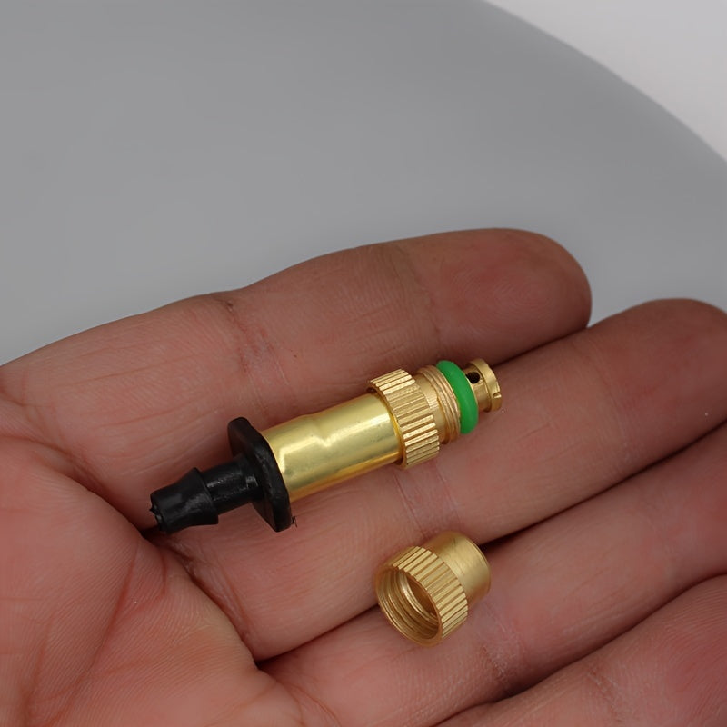 Регулируемый латунный распылитель-распылитель для сада, орошения, охлаждения, увлажнения, контроля пыли, упаковка 10/30