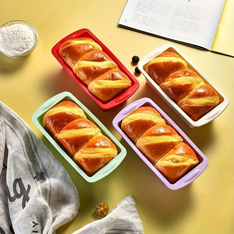 Silicone Loaf Pan Non-Stick Bread Mold for Cakes Breads Meatloaf Quiche 19.2cm x 9.5cm