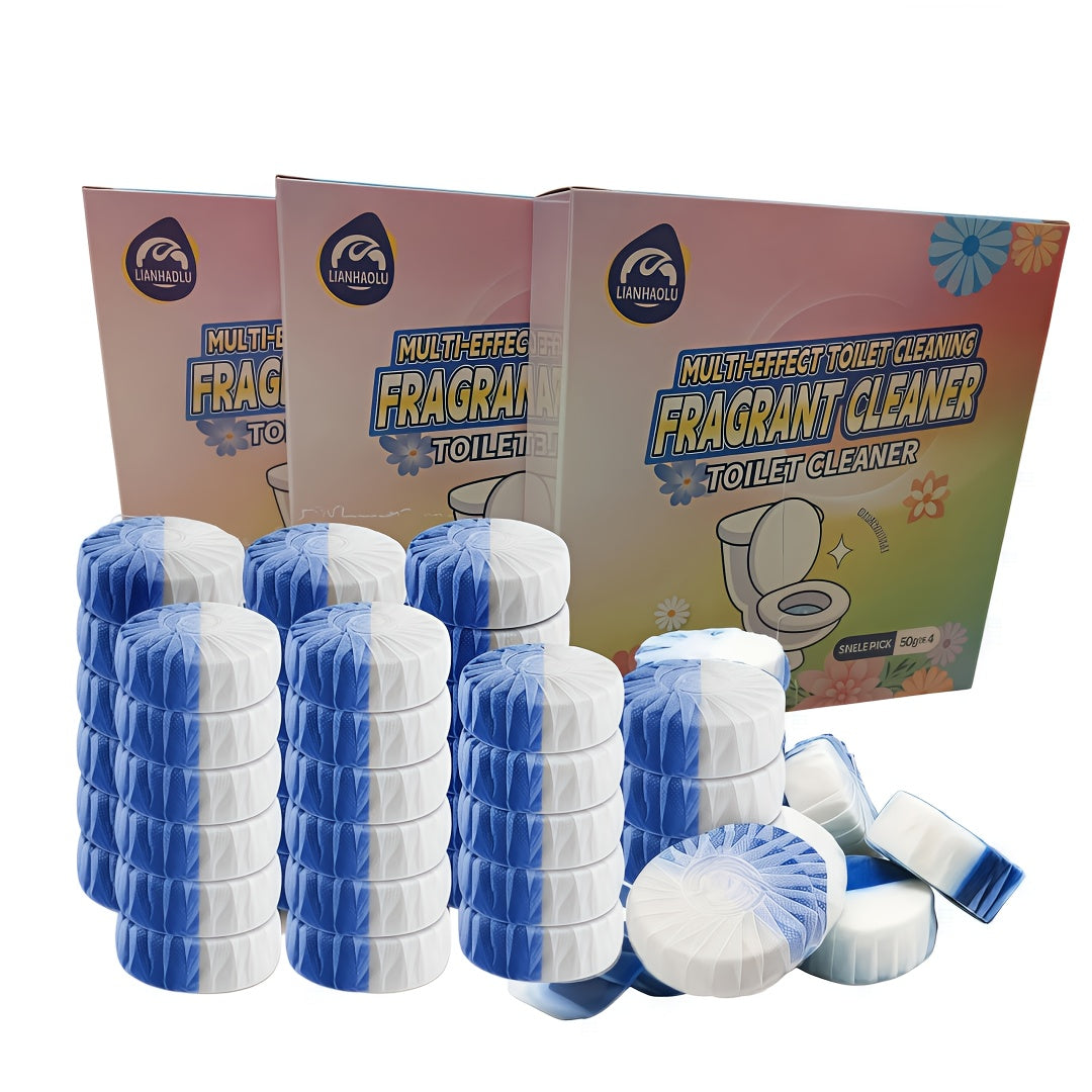 Blue and White Bubble Gel Toilet Cleaner Set 1-10L Concentrated Sodium Bicarbonate