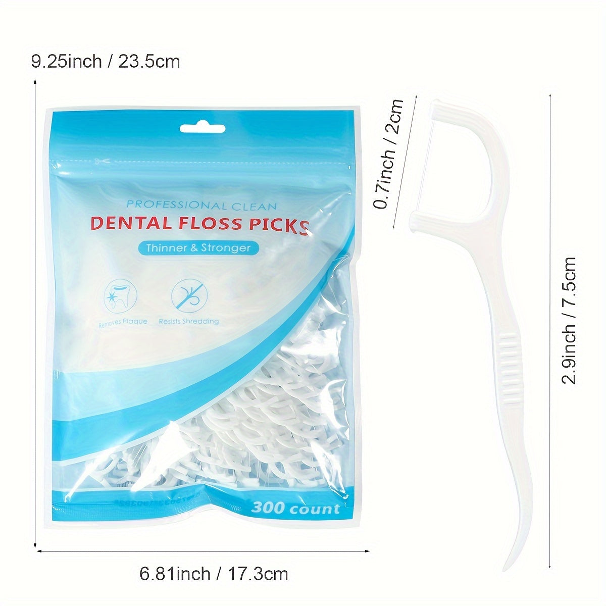 Dental Floss Picks Mint and Original Interdental Cleaning Tools 50/150/300pcs