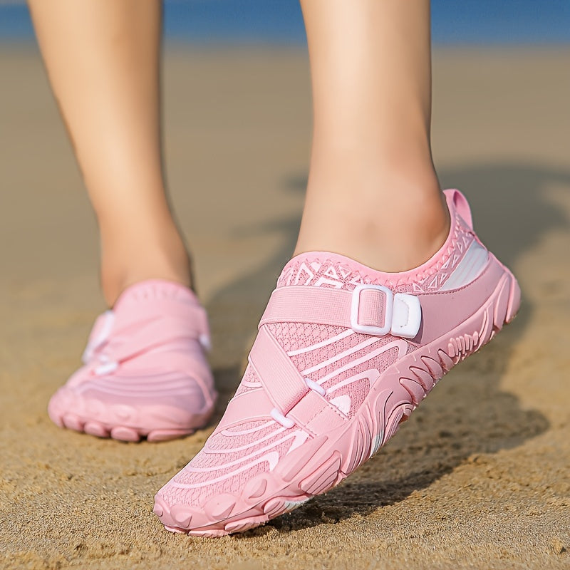Zapatos de agua transpirables de secado rápido para mujer para playa surf, natación y pesca