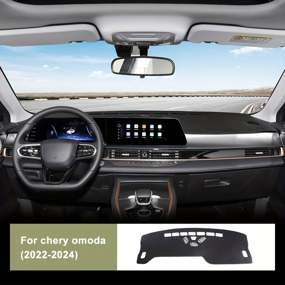 Car Dashboard Sun Shade Mat for Omoda 2022-2024 UV-Resistant Carpet Cover