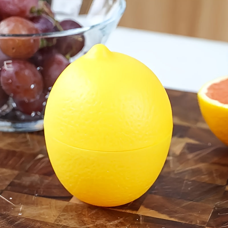 Lemon-Shaped Food Storage Box Fruit and Vegetable Fresh-keeping Container