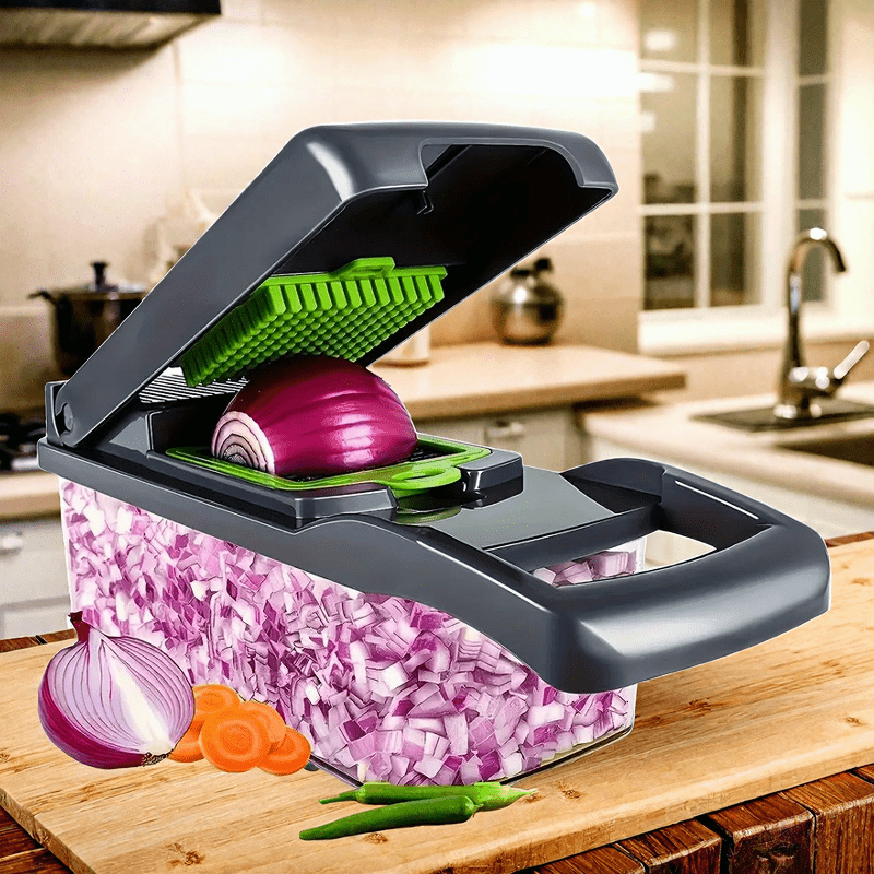 15-in-1 Food Processor Attachment for Vegetables Shredding Slicing Grating