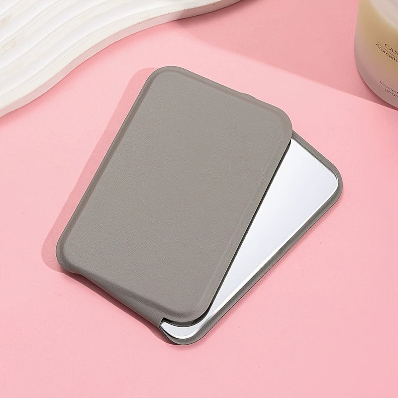 Portable Glass Makeup Mirror for Women Folding Travel Compact Tabletop