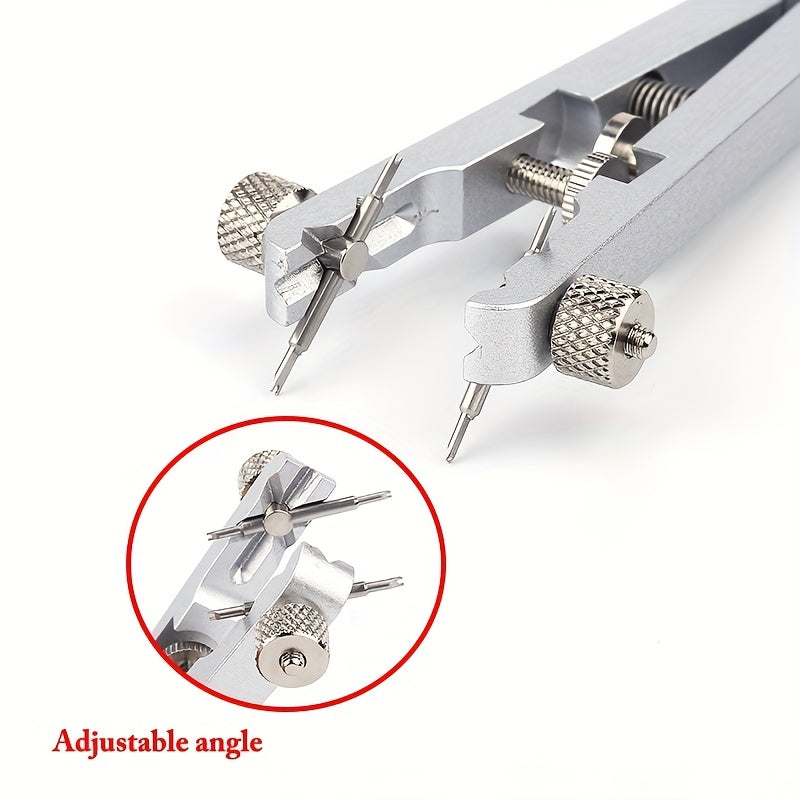 Watch Band Repair Kit with Spring Bar Pliers and Tips for Easy Strap Adjustment