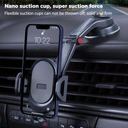 Soporte universal para teléfono de coche, soporte de gravedad para tablero de instrumentos para smartphones