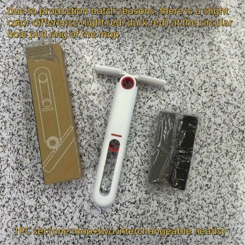 Mini Sponge Mop Set 3 Pieces with Replacement Heads for Floors Walls and Windows