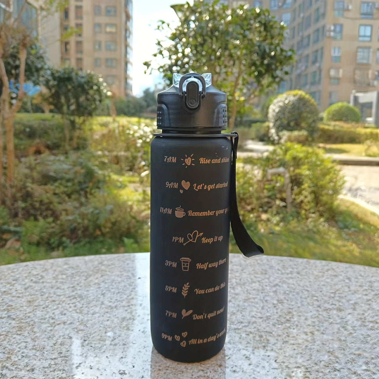 Water Bottle Set with 3 Sizes 300ml 700ml 2L for Sports Outdoor Camping Hiking