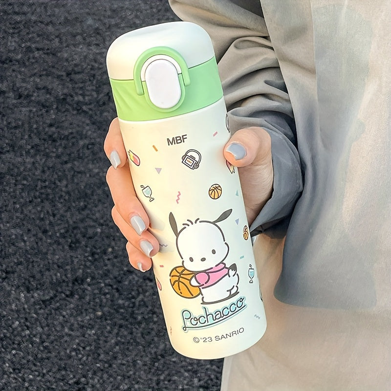 Sanrio Водяная Чаша - Милый и Портативный Изолированный Кубок с Соломкой, 420МЛ