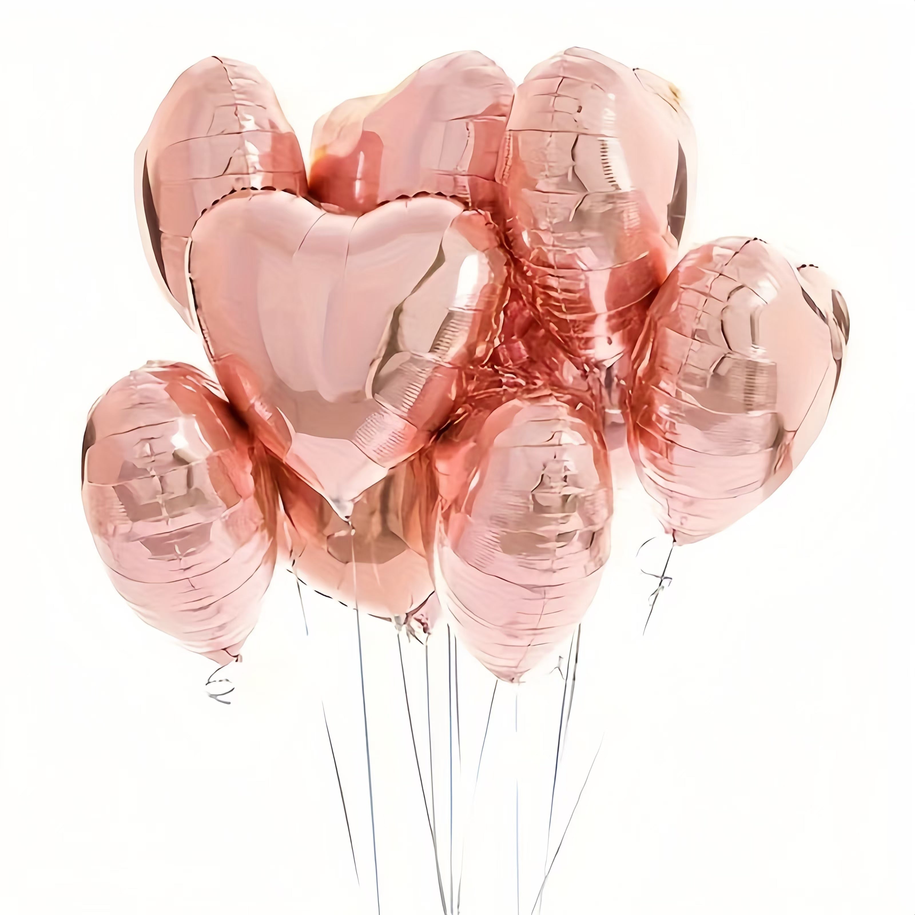 10 Heart-Shaped Foil Balloons for Valentine's Day Birthdays Weddings and Parties