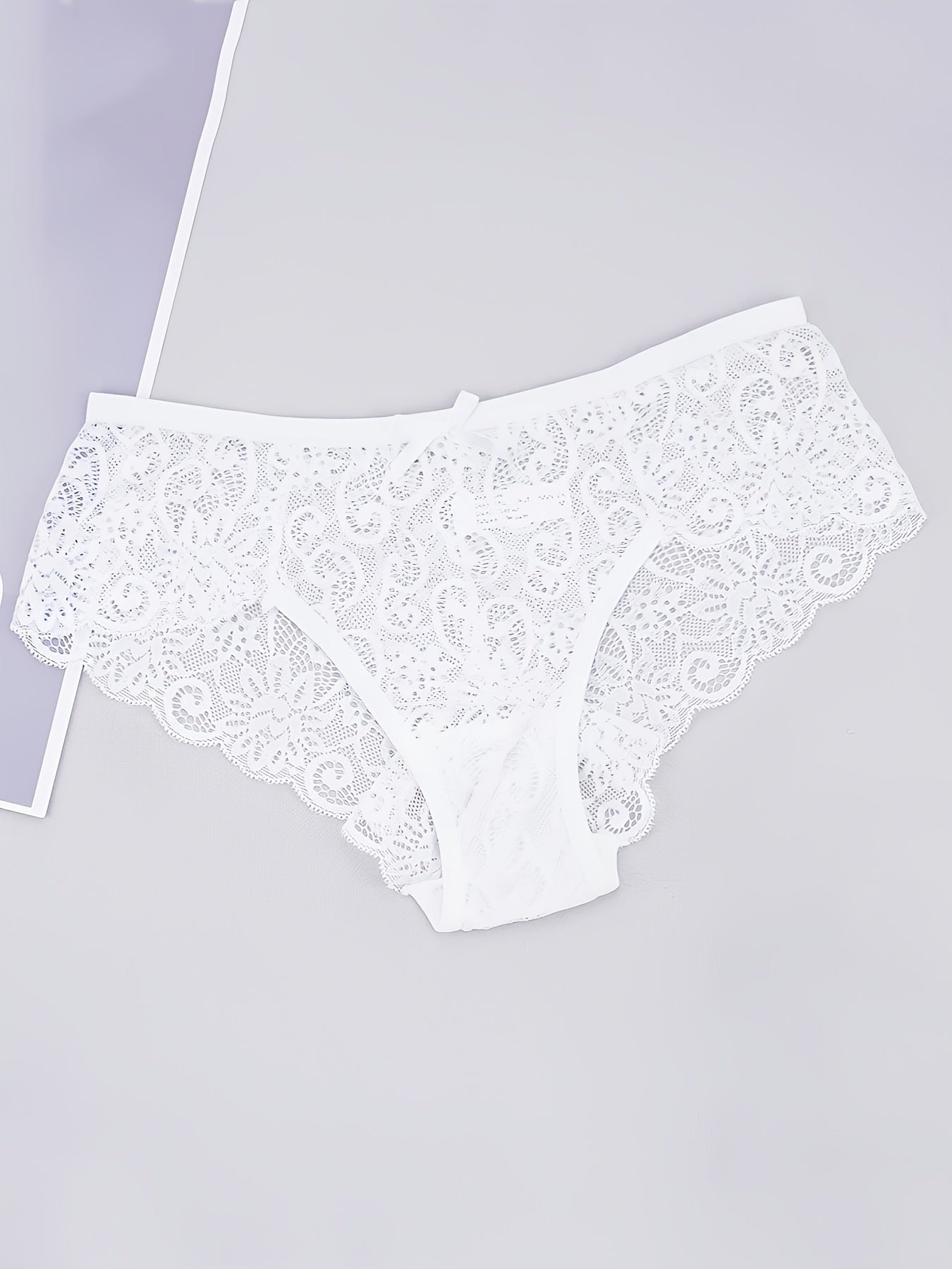 Women’s Lace Mid Waist Panties 5-Pack Comfortable Underwear