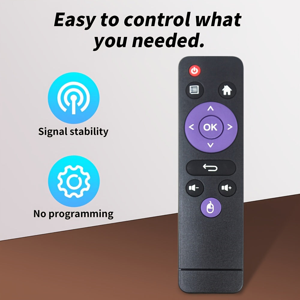 NOVAGLORY Universal H616 Remote Control для Android TV Box, работает на батарейках (36V), батарея не входит в комплект
