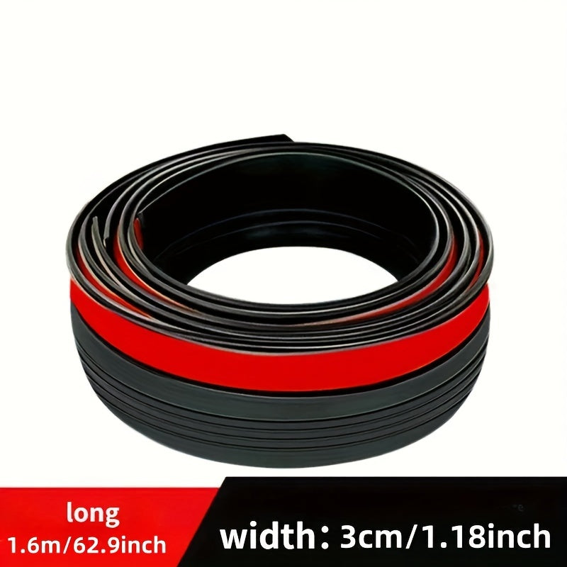 Rear Trunk Seal Pinstriping Tape 160cm Natural Rubber Waterproof Dust Sound Protection
