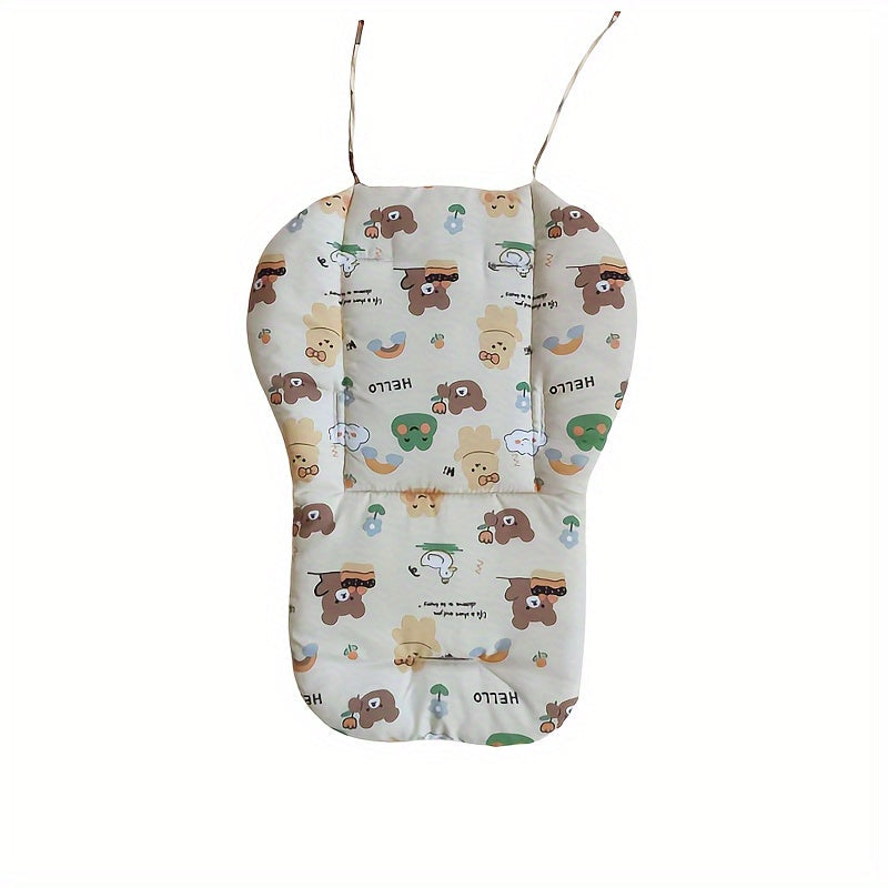 Infant Stroller Cushion Pad Soft Thickened Polyester Fiber for Baby Strollers and High Chairs