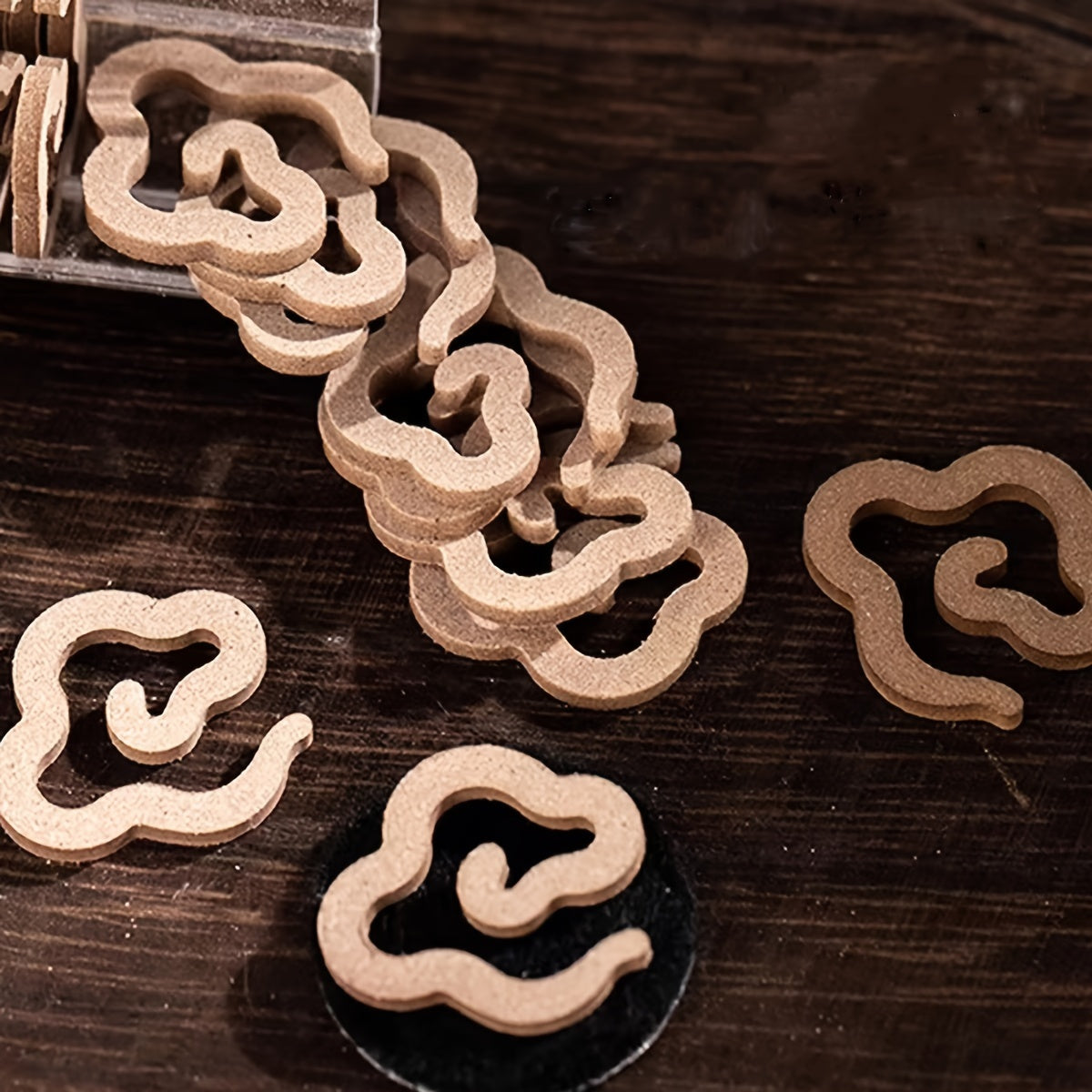 Jasmine Scented Incense Coils Set 38 Smokeless Wooden Aromatherapy Gift