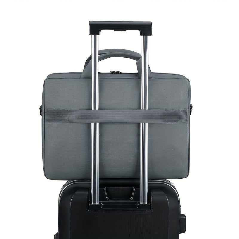 Men's Nylon Crossbody Laptop Bag for Business Commuters Notebook Carrier