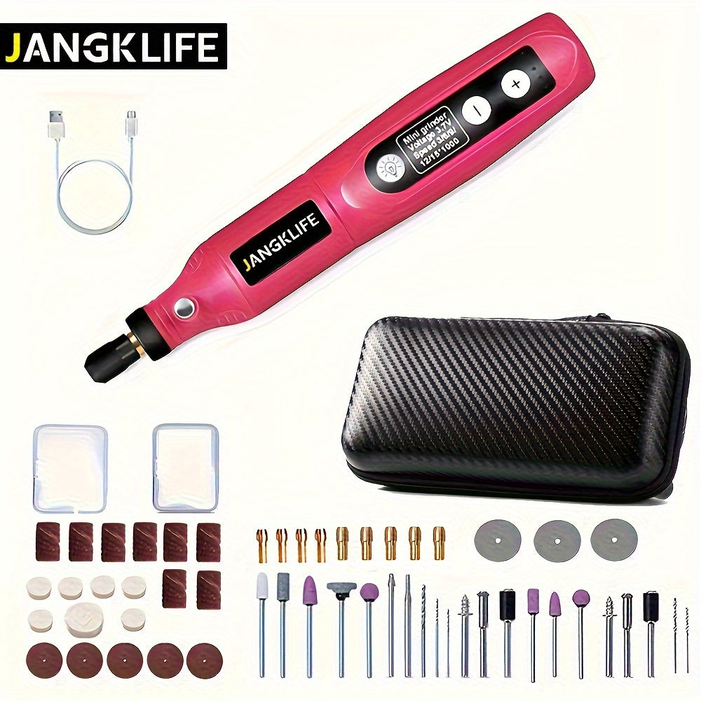 Мини-набор вращающегося инструмента с беспроводной шлифовальной машиной с 5 скоростями для проектов DIY
