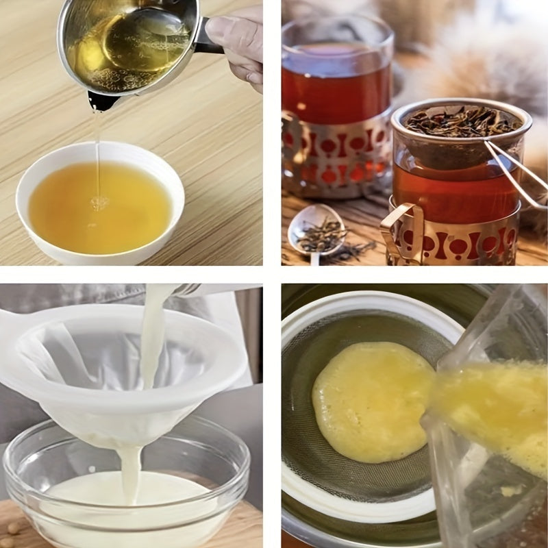 Filtro de malla fina de acero inoxidable para café y té para cocinar y preparar alimentos