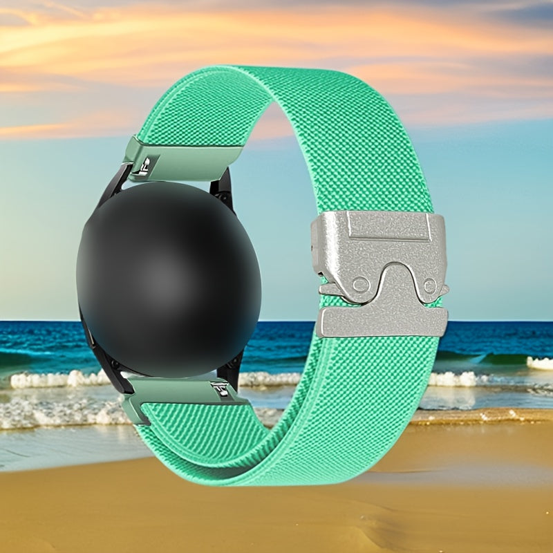 Elastic Nylon Watch Strap Adjustable Polyamide Band for Smartwatches 18mm 20mm 22mm