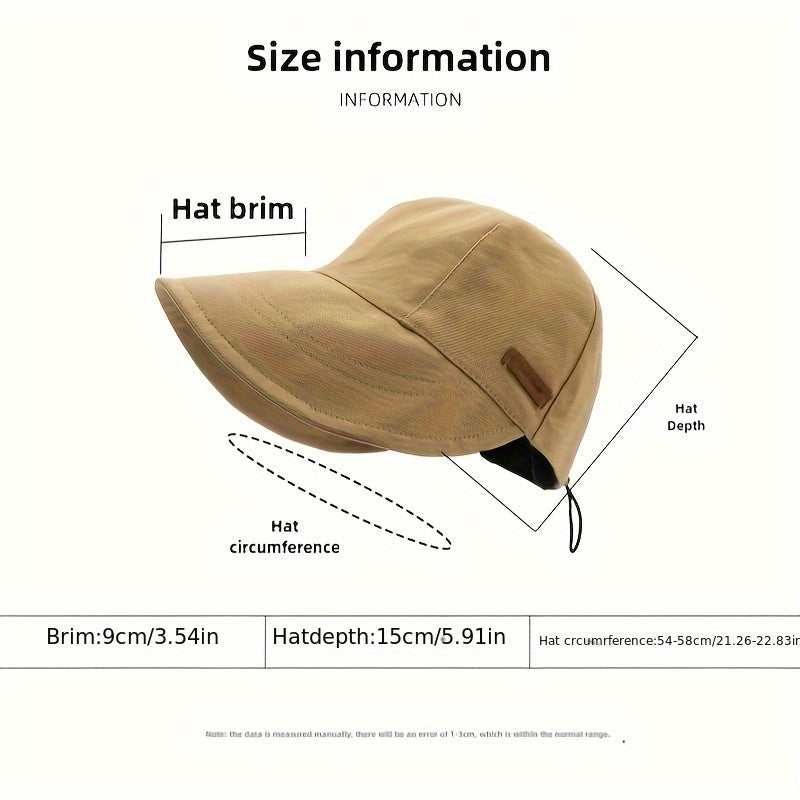 Ayollar uchun Waffle Bucket Hat sozlanadigan keng qirrali quyoshdan himoyalovchi nafas oladigan polyester