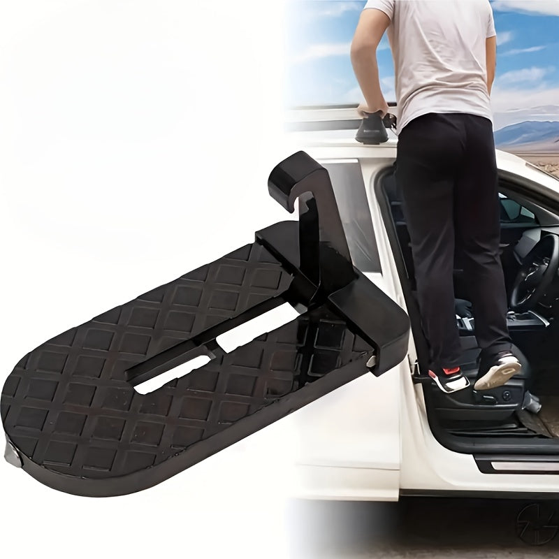 Universal Aluminum Folding Door Step for Roof Racks SUV Truck Sedan