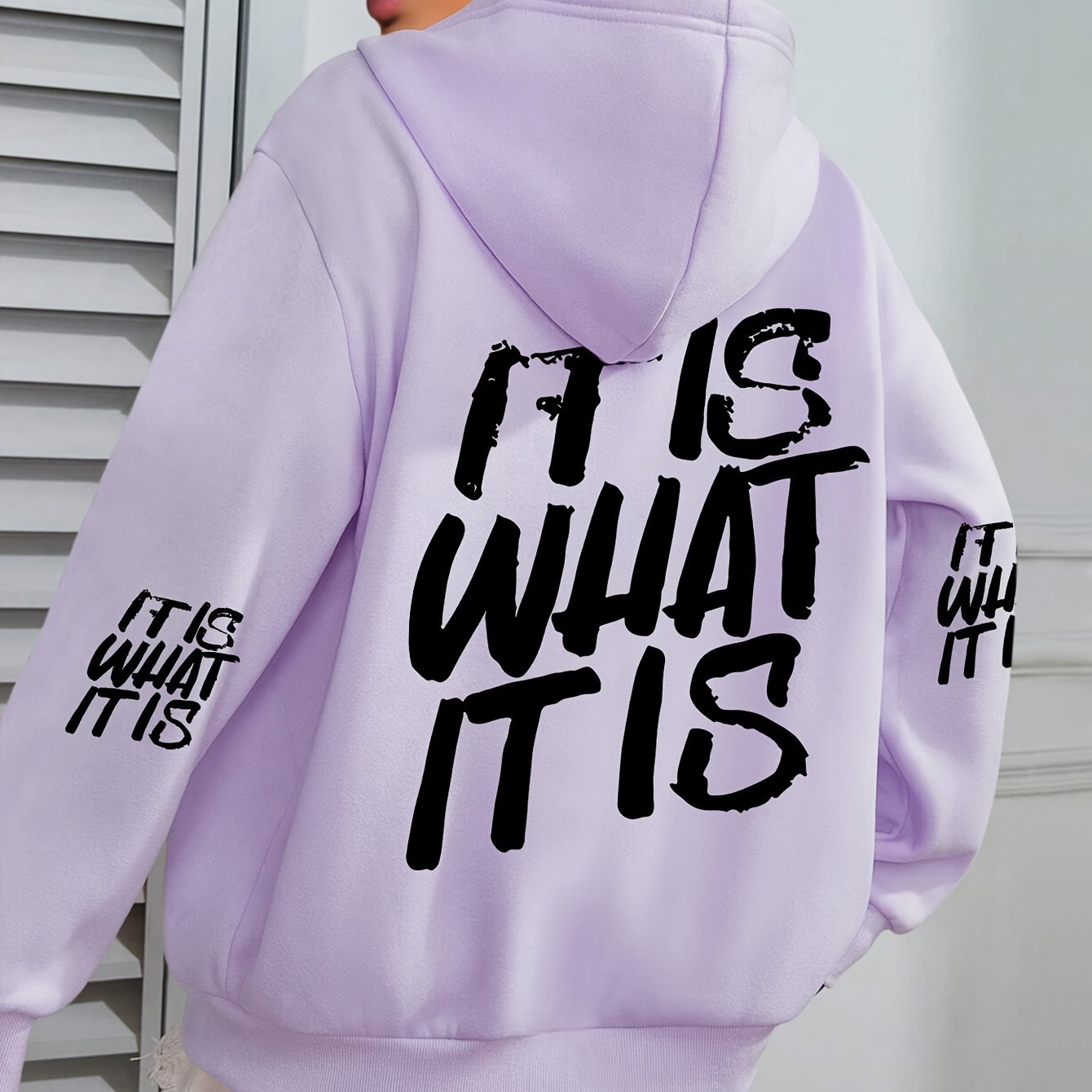 Толстовка женская оверсайз с длинными рукавами, карманами, повседневная толстовка для осени и зимы