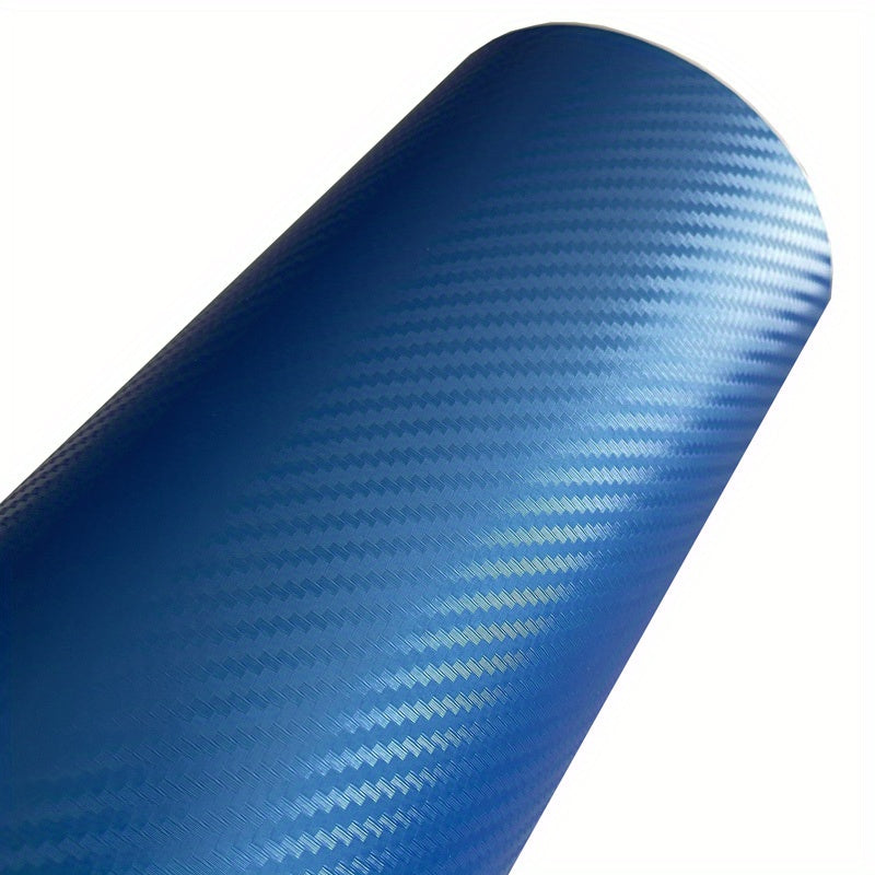 Avtomobil uchun qora karbon tolasi vinil qoplama 50cmx300cm 3D Havo chiqarish pufagi