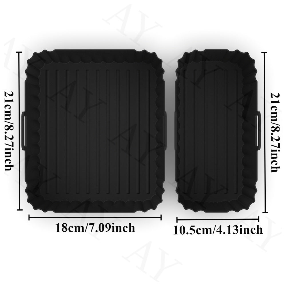 Havo fritözlari uchun silikondan tayyorlangan qoplama, yopishmaydigan, qayta ishlatiladigan, tanlangan modellarga mos keladi