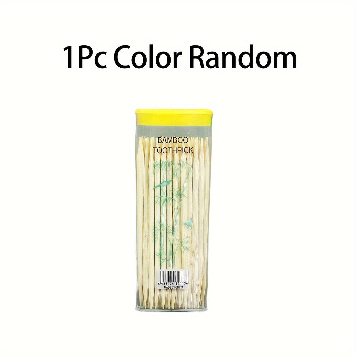 Double-Headed Bamboo Toothpicks Disposable Wooden Toothpicks for Dental Cleaning